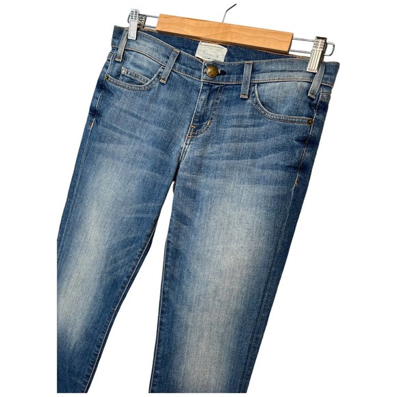 Current Elliott The Stiletto Ankle Skinny Carnival Blue 27 - Picture 3 of 14